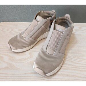 Ryka Gwyn Wedges Casual Ankle Boots Nude Tan Womens 8.5